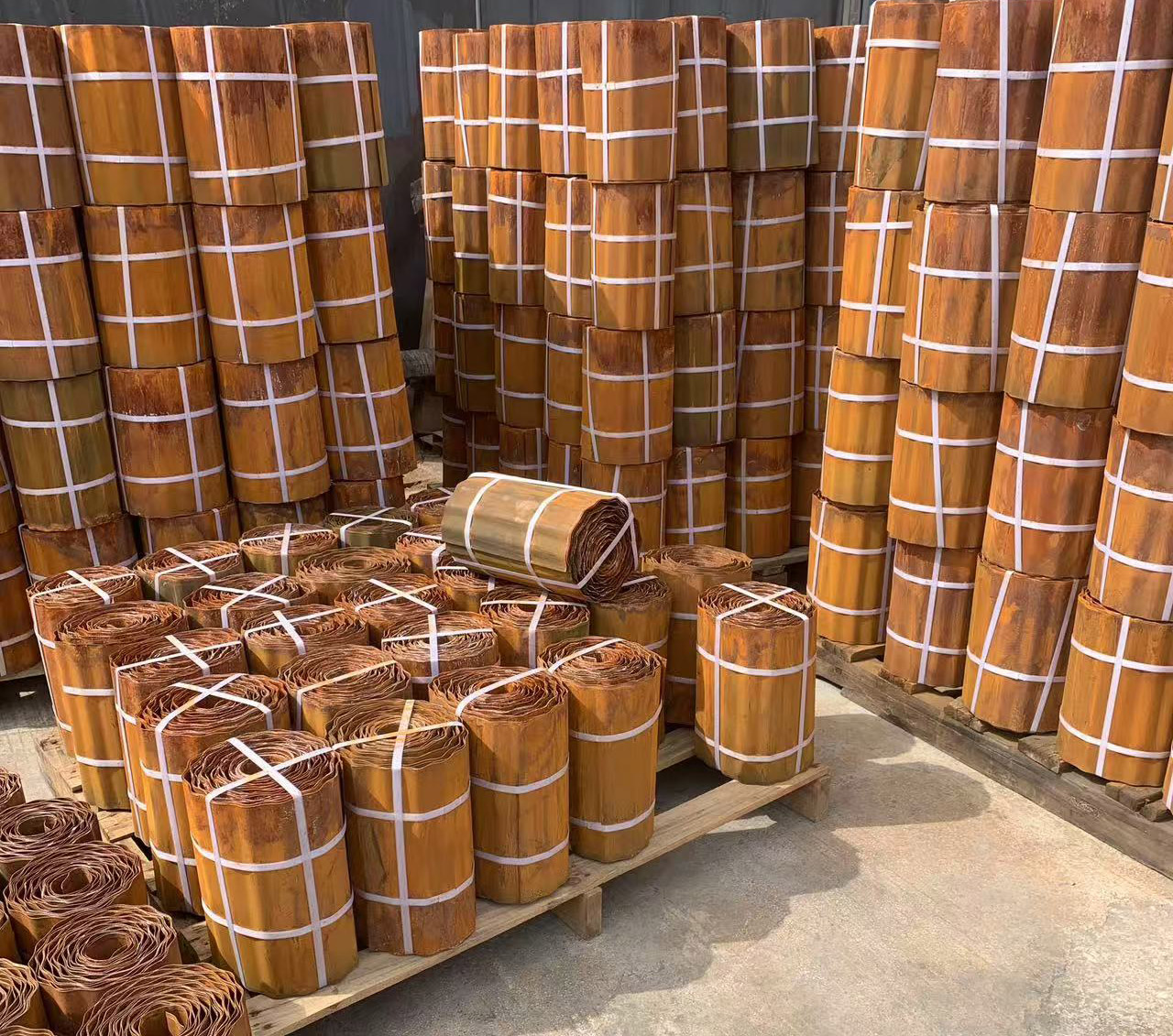 温岭耐候钢花园围边