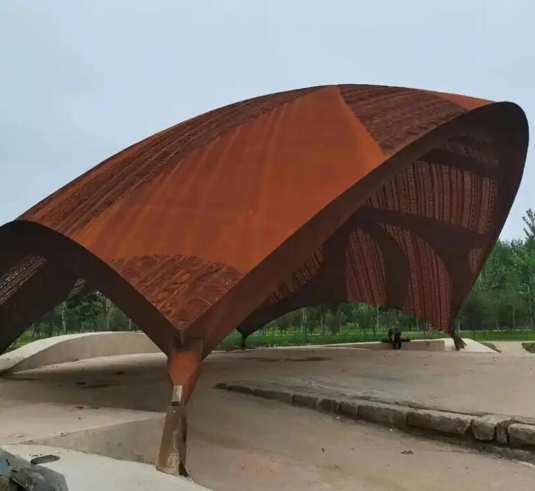 温岭耐候钢板精神堡垒